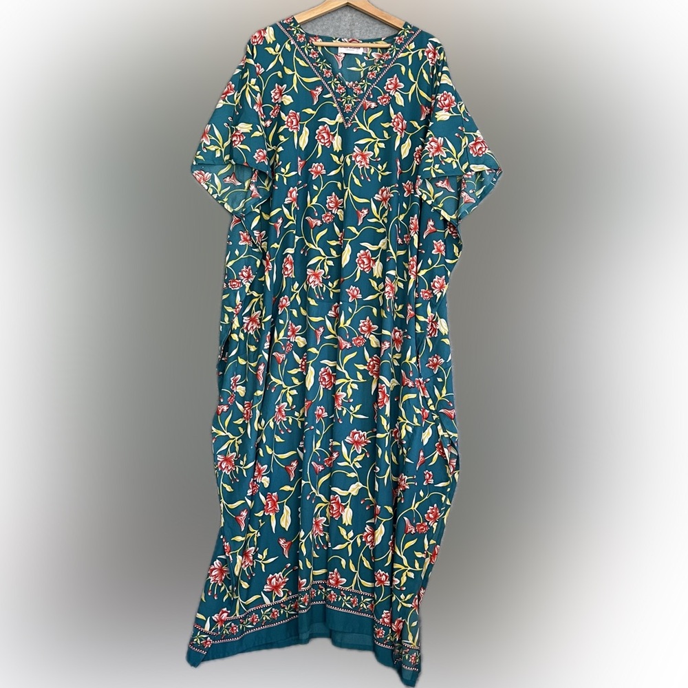 Whimsy Fairy Floral Elf Medieval Cottagecore Tunic Miss Lavish London Wm 18-22
